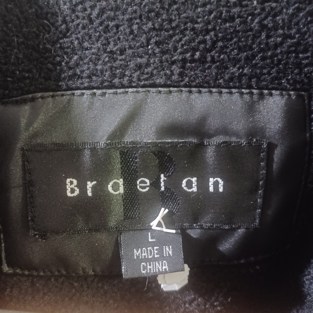 Braetan Black Sleek Trench Coat - Picture 3 of 8